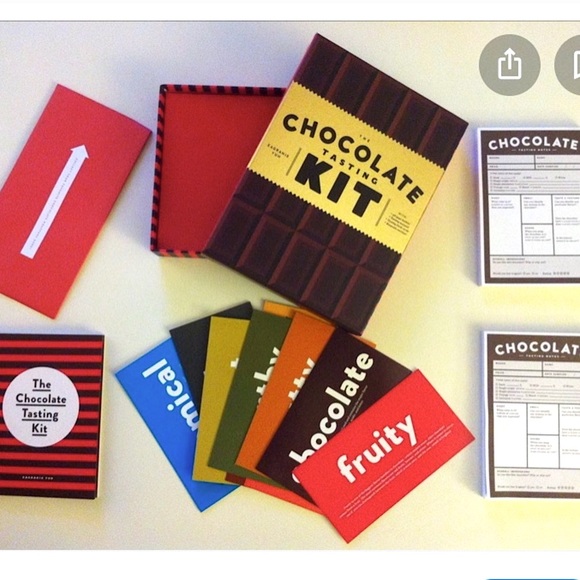 NWT Chocolate Tasting Kit Foodie Gift Book Set NEW - Picture 2 of 9